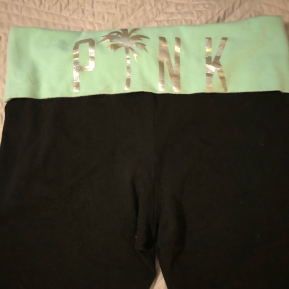 Pink Cropped Leggings - Picture 4 of 7